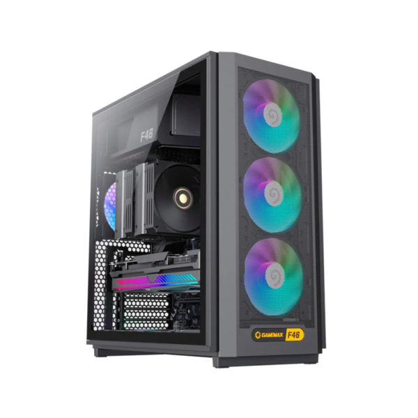 GAB GAMEMAX F46 BK 4*FAN ARGB ATX