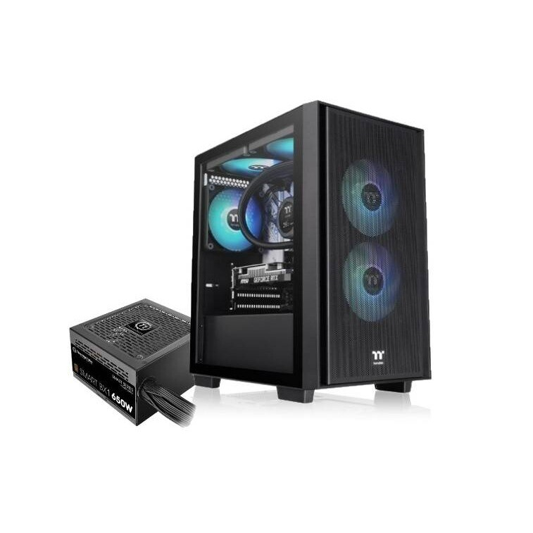 GAB +650W THERMALTAKE VERSA H16TG ARGB FAN*3 M-ATX