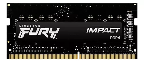 Memoria SODIMM Fury DDR4 16GB 3200MHz Impact Negra