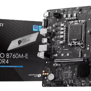 MB MSI S1700 PRO B760M-E DDR4 BOX M-ATX