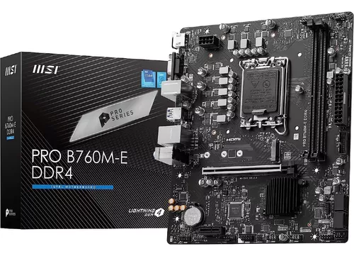MB MSI S1700 PRO B760M-E DDR4 BOX M-ATX