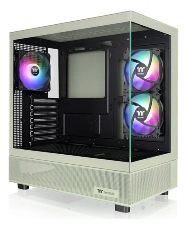 Gabinete TT View 270 Plus Mid-Tower TG x2 Fan ARGB x3 Matcha Green (4205)