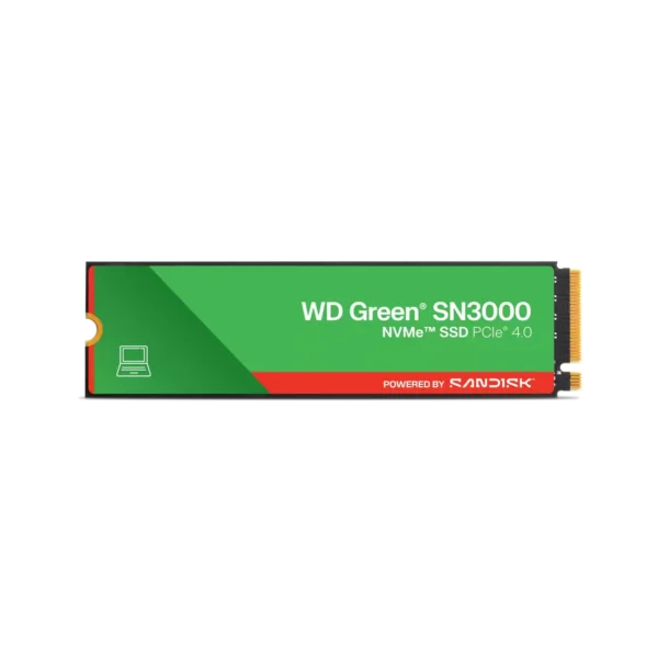 Disco Interno SSD WD Green SN3000 1TB M.2 2280 NVMe PCIe 4.0 5000MB/s