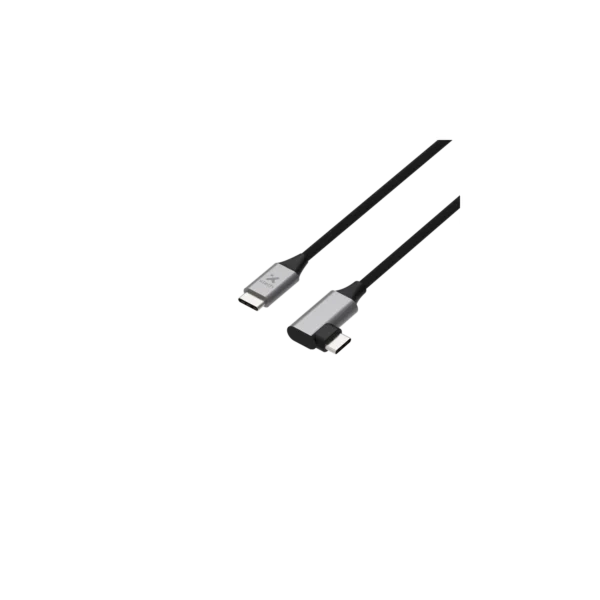 Cable Xtech USB C 2,0 macho a macho en L 3m