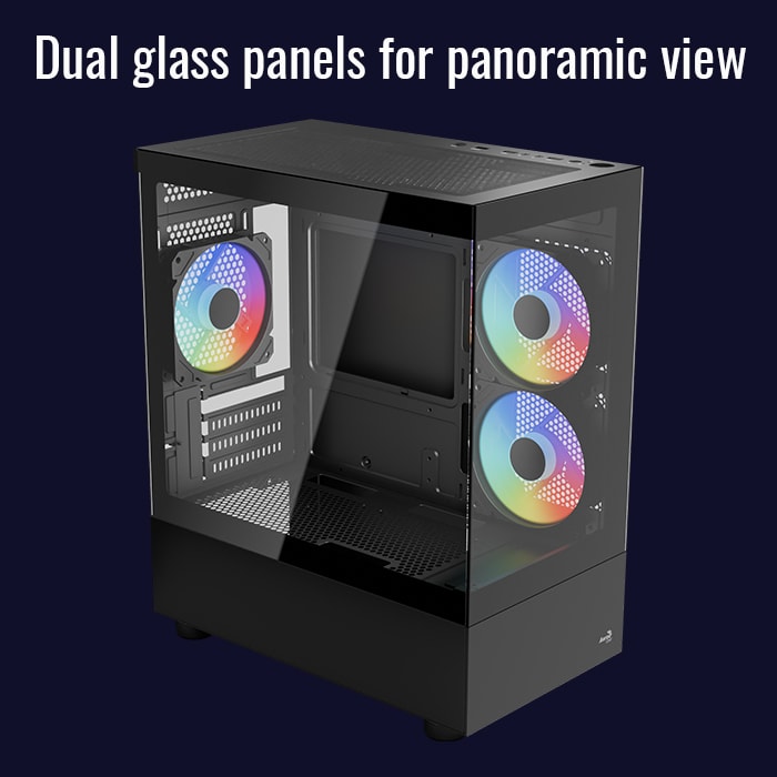 GABINETE AEROCOOL VIEWPORT MINI-G-WT-V2