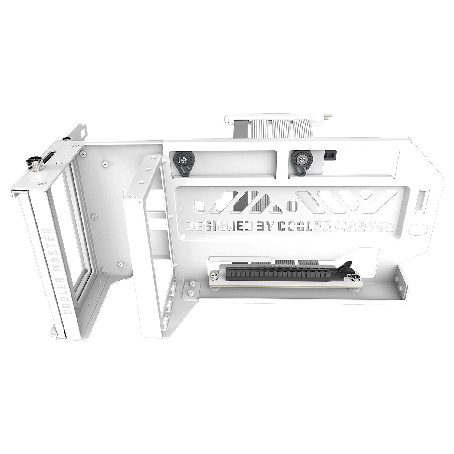 VERTICAL GRAPHICS CARD HOLDER KIT V3 COOLER MASTER SOPORTE VGA WHITE C/CABLE RISER PCIE 4.0