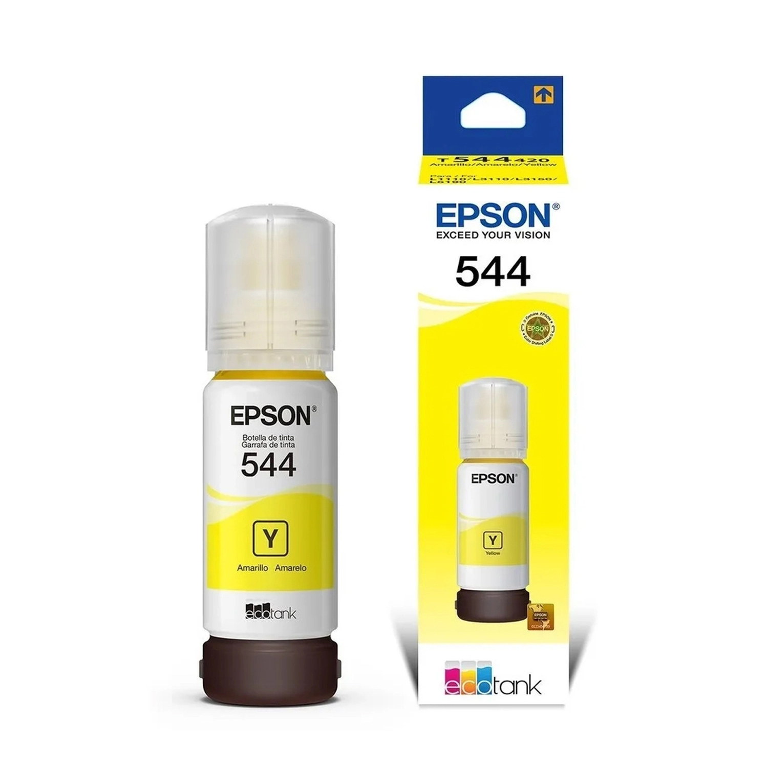 BOTELLA DE TINTA EPSON 544 AMARILLA