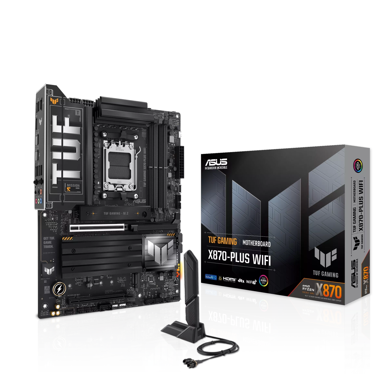 MOTHERBOARD ASUS TUF GAMING X870-PLUS WIFI AM5 DDR5