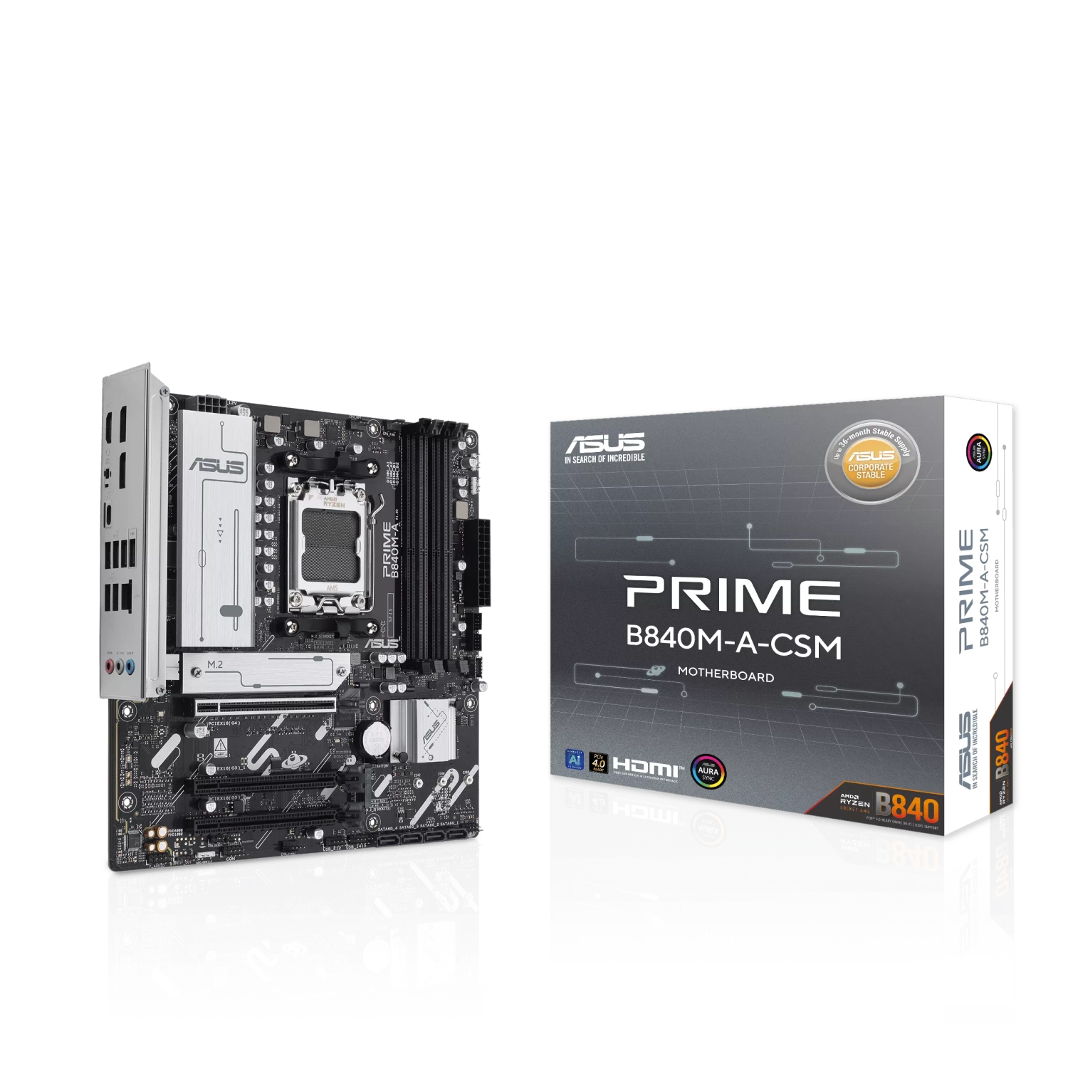 MOTHERBOARD ASUS PRIME B840M-A-CSM AM5 DDR5