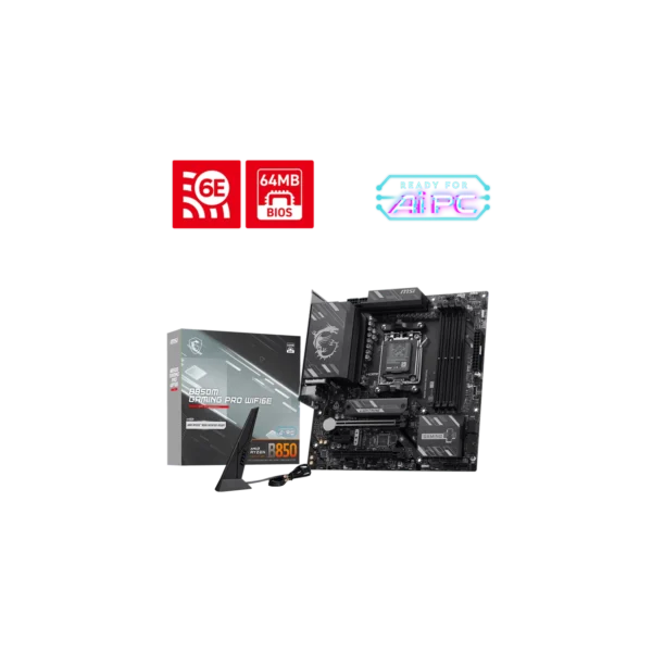 Motherboard MSI B850M GAMING PRO WIFI6E AM5 DDR5