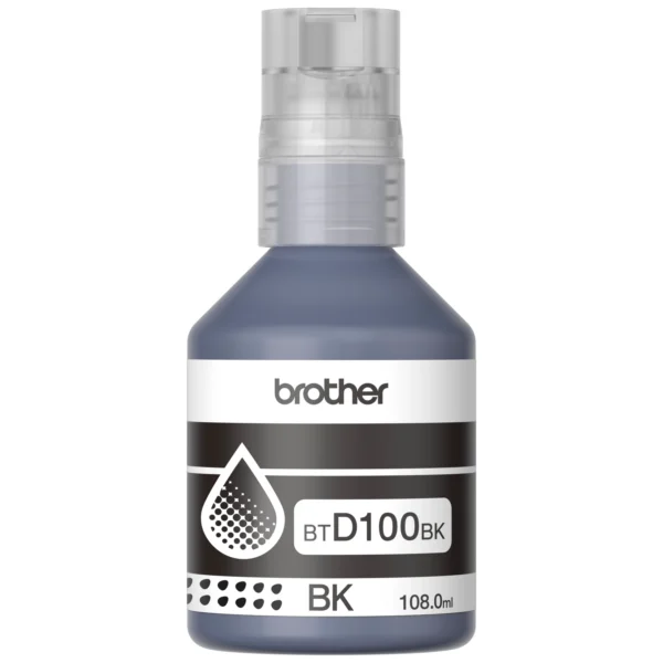Botella de tinta Brother BTD100 Negra