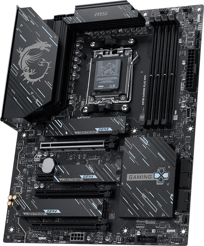 MOTHERBOARD MSI X870E GAMING PLUS WIFI AM5 DD5