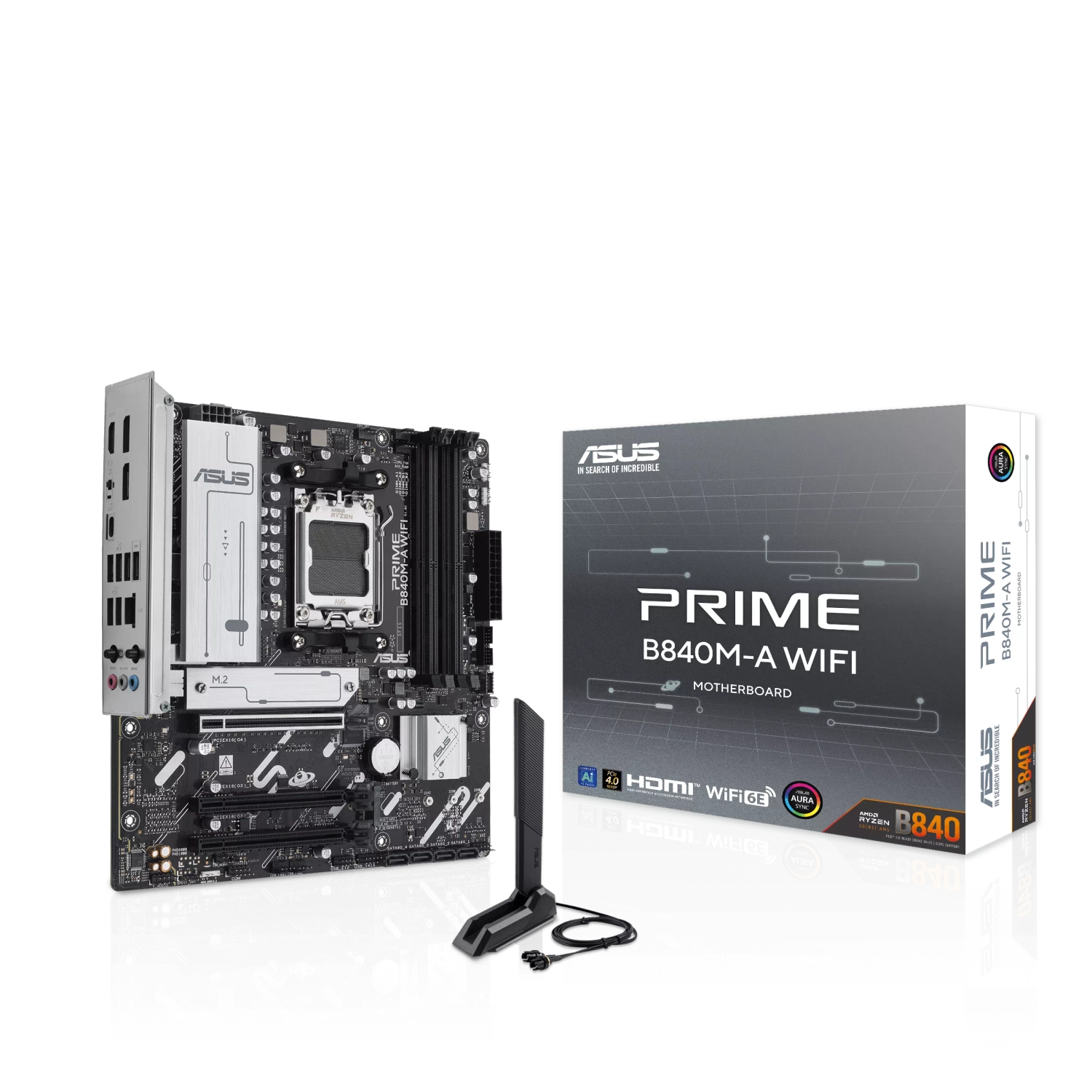 MOTHERBOARD ASUS PRIME B840M-A WIFI AM5 DDR5