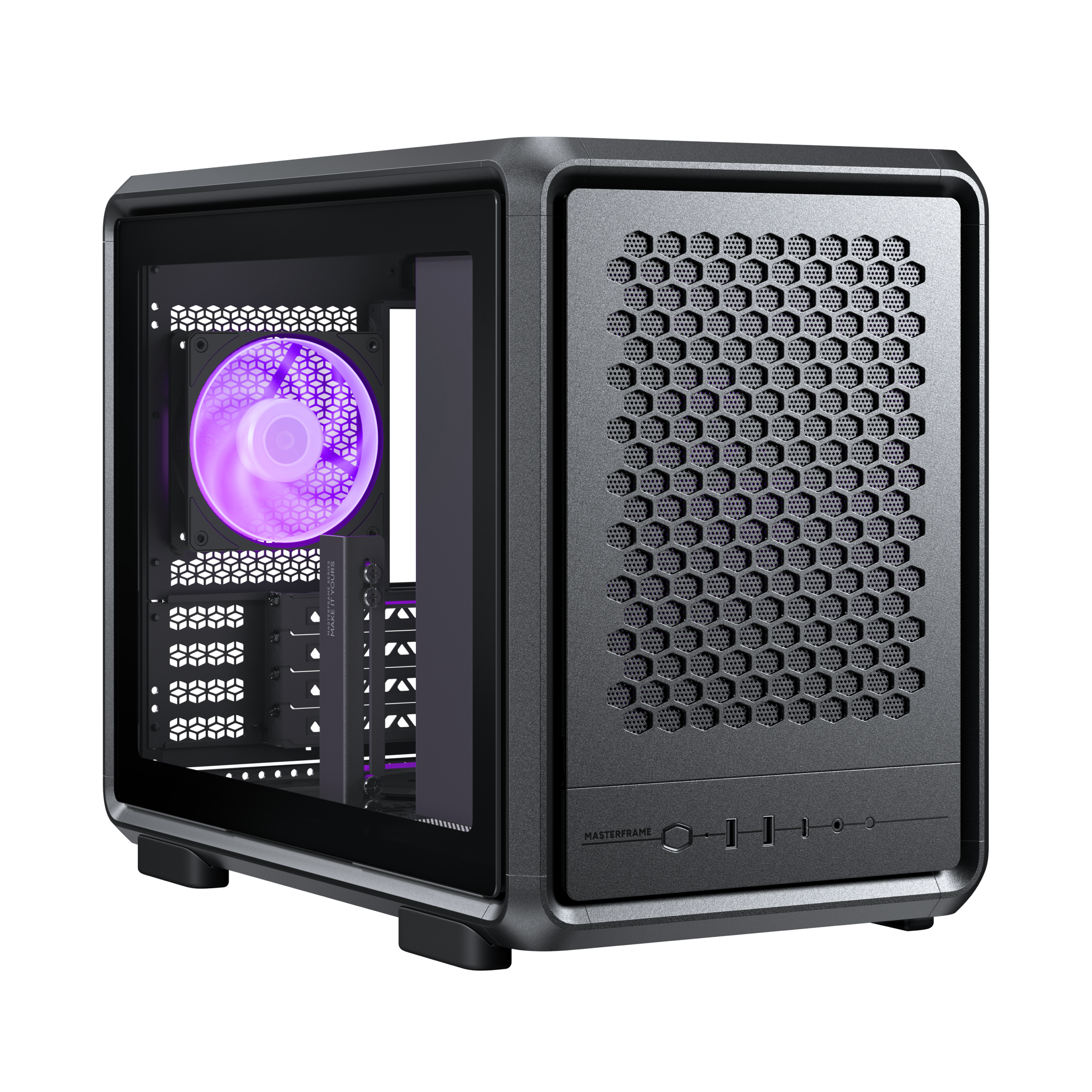 GABINETE COOLER MASTER 400 MASTER FRAME MESH BLACK