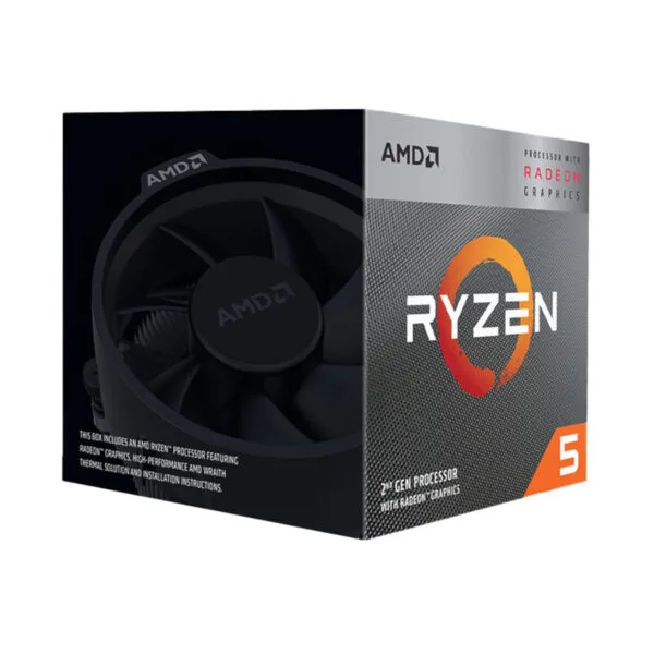 CPU AMD RYZEN 5 3400G AM4 3.7GHZ 65W TRAY SIN COOL