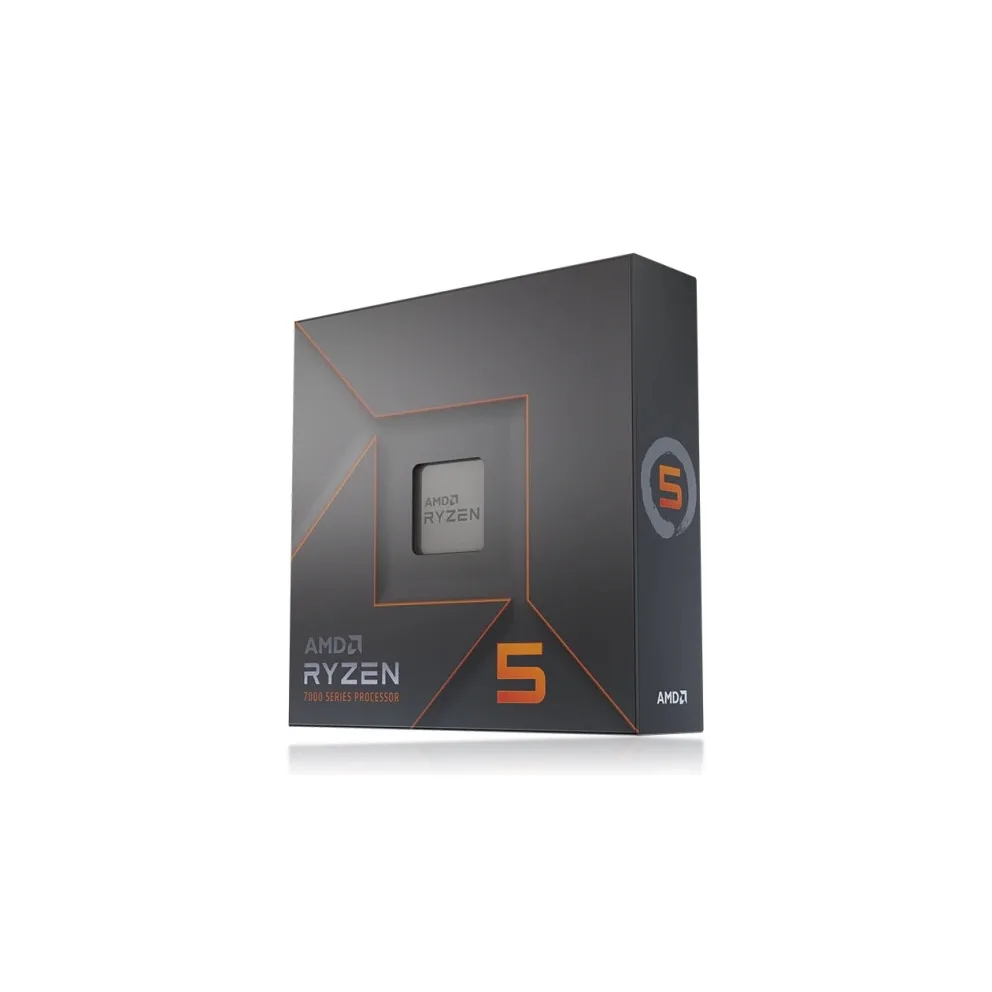 CPU AMD RYZEN 5 7600X AM5 105W 38MB SIN COOLER (I)