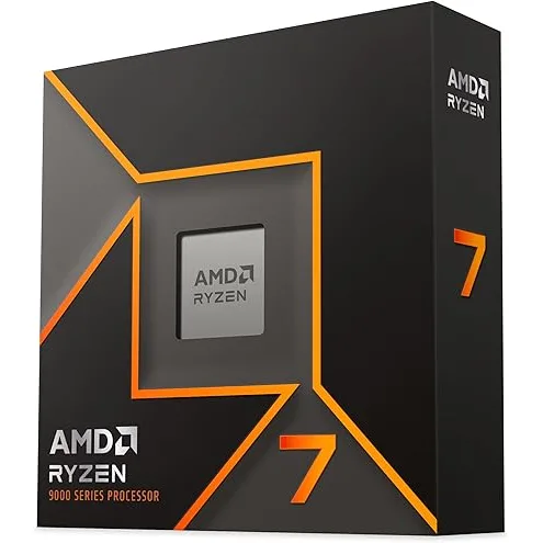CPU AMD RYZEN 7 9800X3D AM5 120W 105MB SIN COOLER