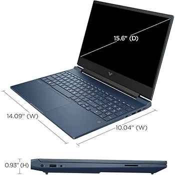 NOTEBOOK GAMER HP VICTUS 15-FA1163DX GAMING I7-12650H SSD 512GB 16GB RTX 4050 6GB 15.6" FULL HD 144HZ EK26 - Imagen 2