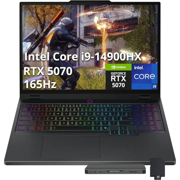 LENOVO LEGION 5 INTEL™ i9-14900HX 16GB RAM 1TB SSD 15.1" OLED WQXGA 165Hz NVIDIA® RTX 5070 8GB