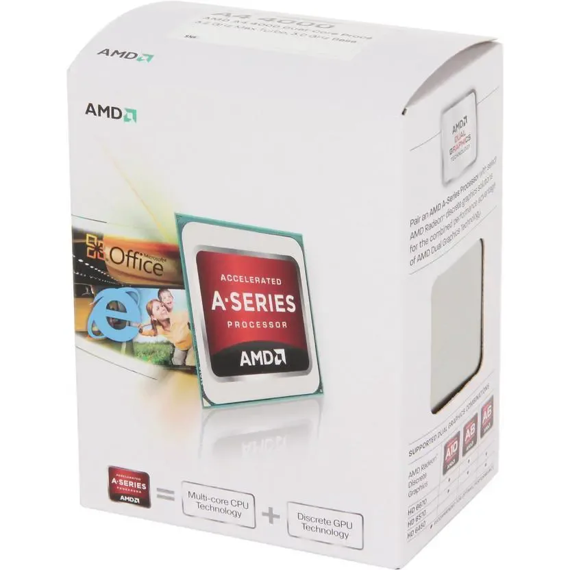 Microprocesador APU AMD A4 4000 Dual Core - 3GHz OEM - Imagen 2