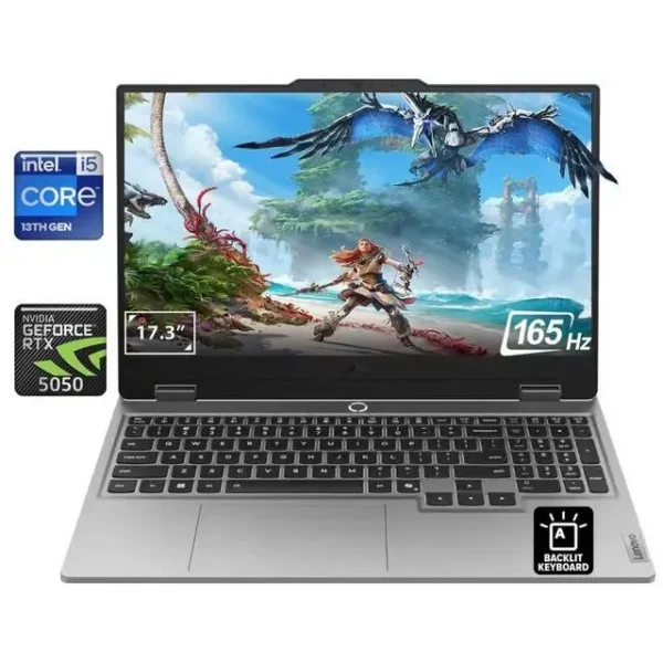NOTEBOOK GAMER  LENOVO  I5-13450HX 16G 1TBSSD 17.3”FHD W11 RTX5050 8GB FC26