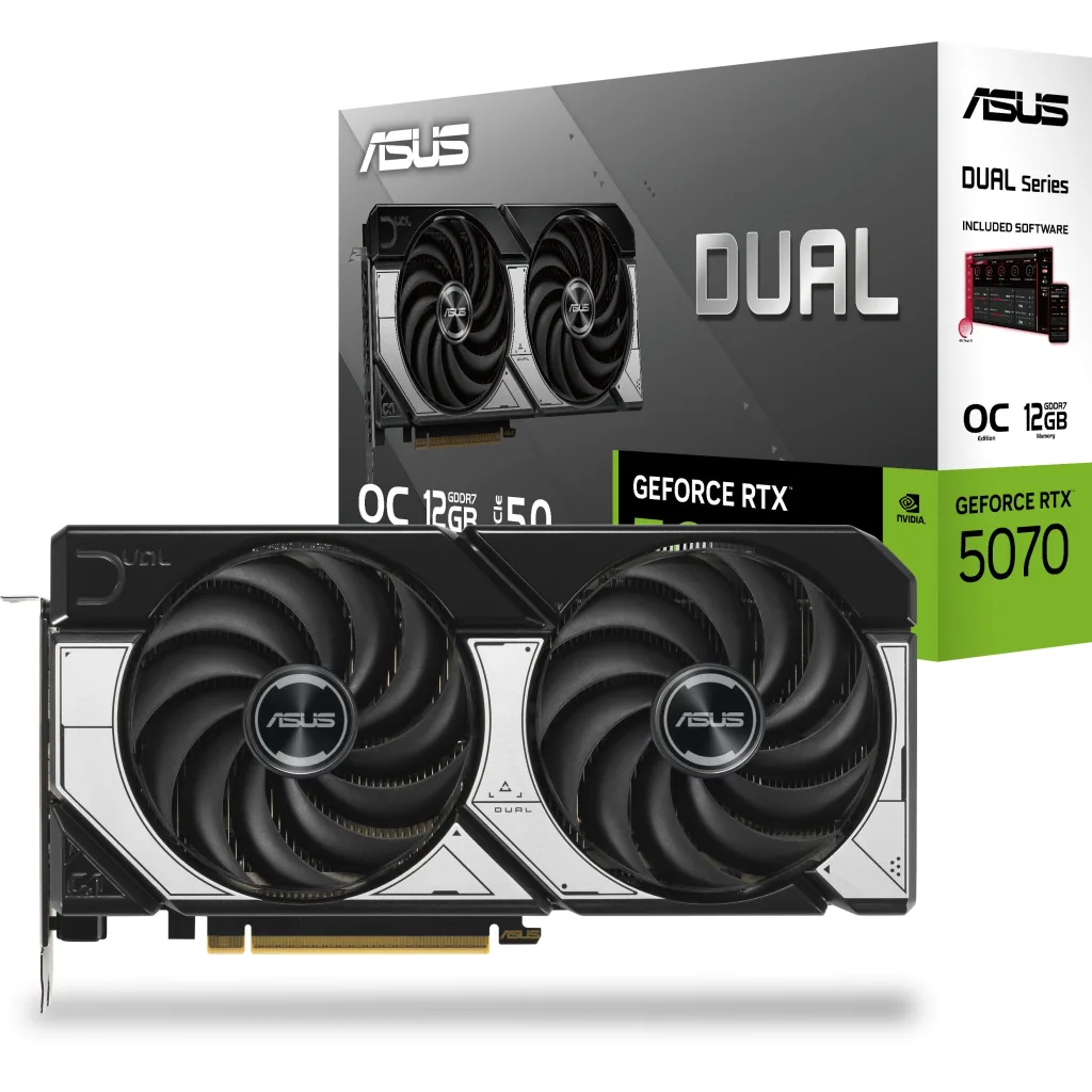 VGA 12GB RTX 5070 ASUS DUAL OC GDDR7
