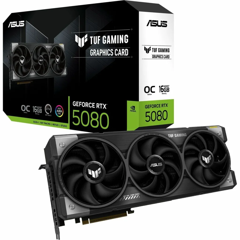 VGA 16GB RTX 5080 ASUS TUF GAMING OC GDDR7