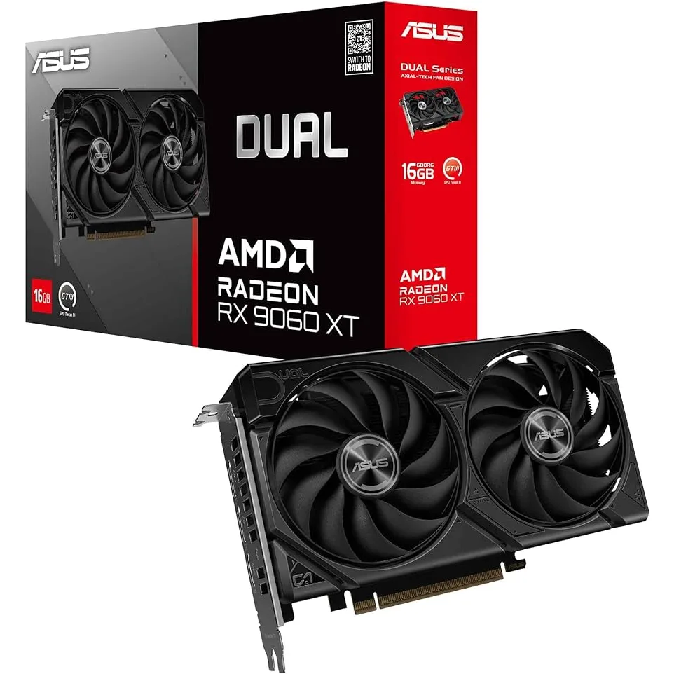 VGA 16GB RX 9060XT ASUS DUAL GDDR6