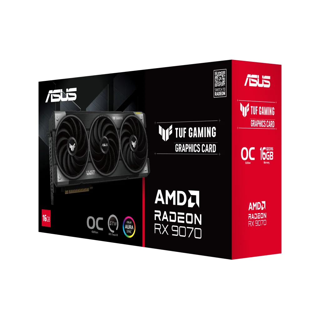 VGA 16GB RX 9070XT ASUS TUF GAMING OC GDDR6