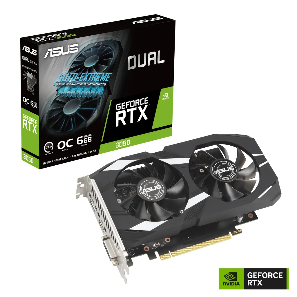 VGA 6GB RTX 3050 ASUS DUAL 06G D6