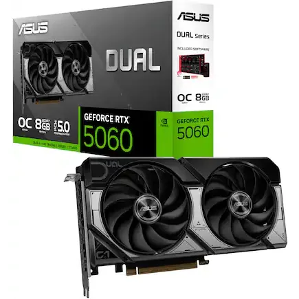 VGA 8GB RTX 5060 ASUS DUAL EVO OC GDDR7