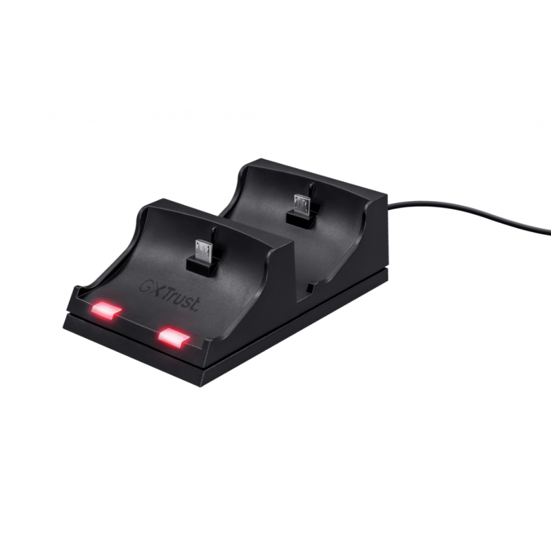 ACCESORIOS TRUST BASE DE CARGA DOBLE PARA MANDOS PS4 GXT235