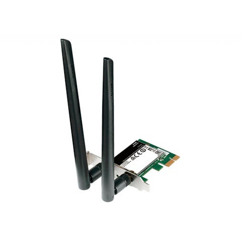 D-LINK PLACA DE RED PCI-E DWA-582 WIFI 5 AC1200 DUAL BAND CON 2 ANTENAS