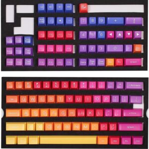DUCKY KEYCAP SET AFTERGLOW SA US ABS SEAMLESS DOUBLE SHOT