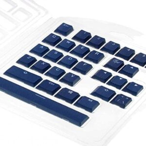 DUCKY RUBBER KEYCAP 31 KEYS RUBBER SEAMLESS DOUBLE SHOT NAVY BLUE COLOR