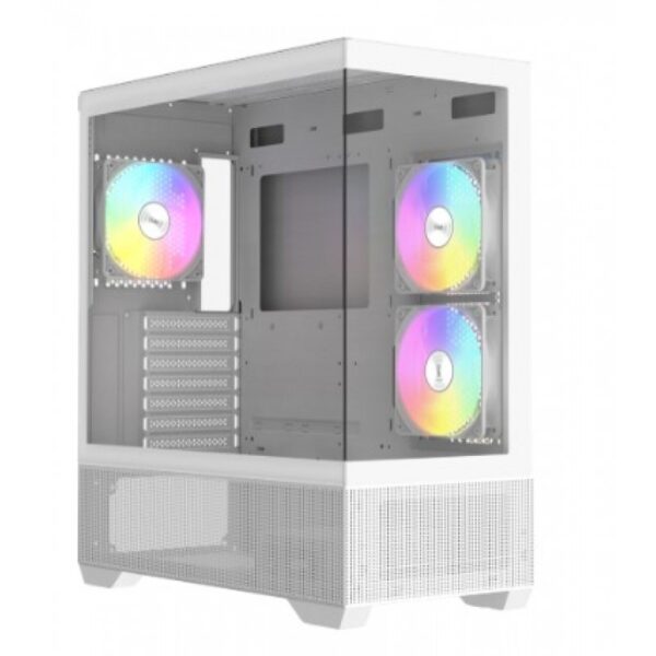 GABINETE GAMER RAIDMAX INFINITA i801 AIR WHITE E-ATX TG ARGB