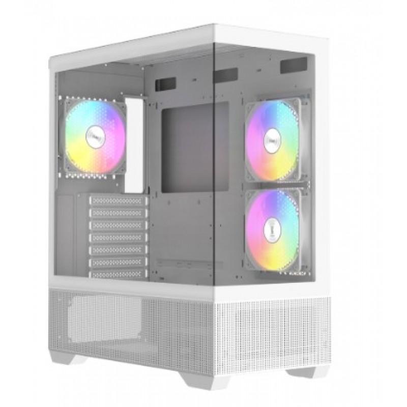 GABINETE GAMER RAIDMAX INFINITA I801 AIR WHITE E-ATX TG ARGB