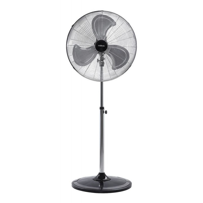 LILIANA VENTILADOR PIE 22 PARR MET CROM-BARRAL CROM 3ASPAS T-DOBLE ROD VPC22