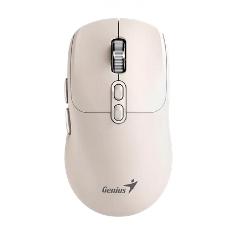 MOUSE WIRELESS GENIUS NX-8080S BT-2.4GHZ MILK TEA