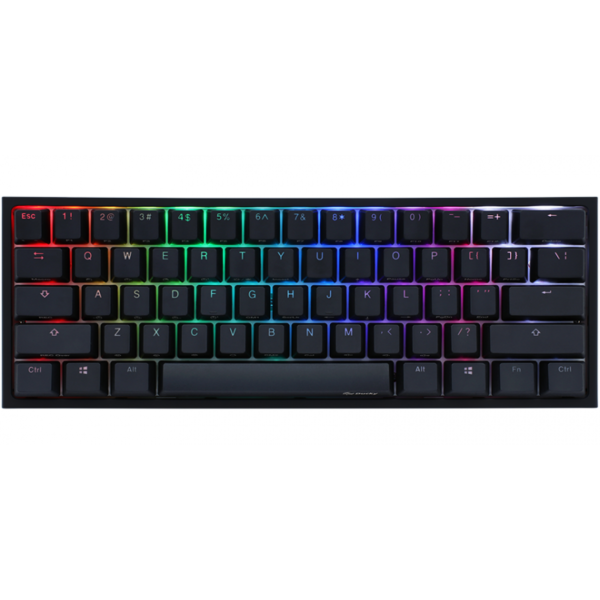 TECLADO GAMER DUCKY ONE 2 MINI RGB KAILH BOX WHITE SWICHT DOUBLE-SHOT PBT MECANICO