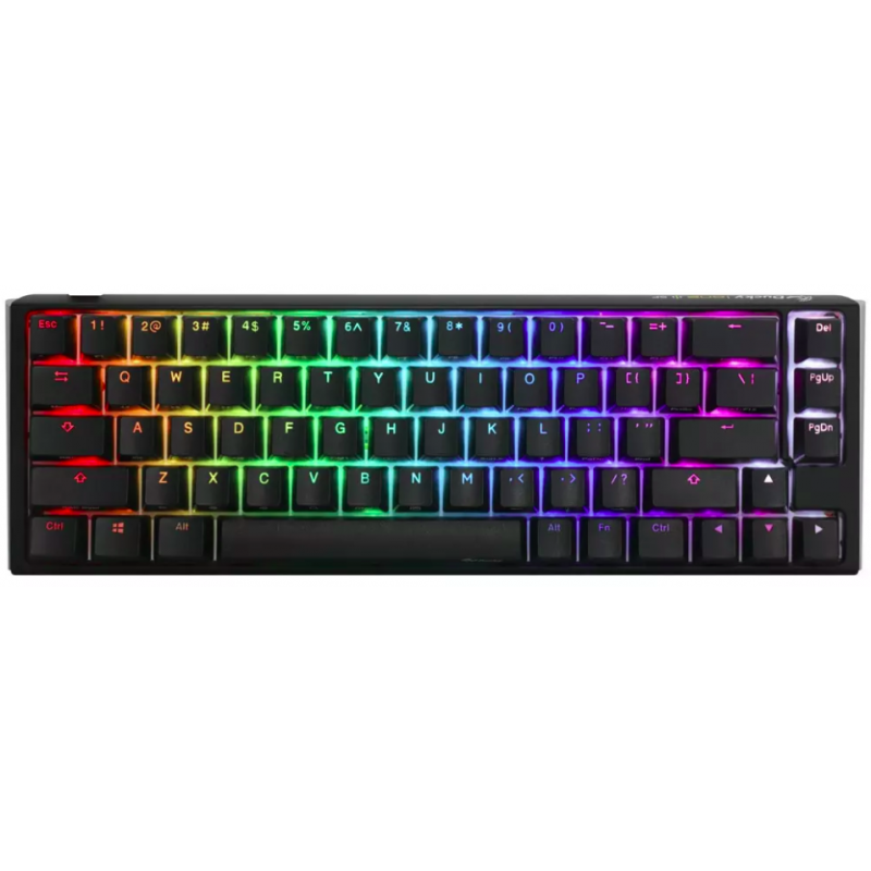 TECLADO MECANICO DUCKY ONE 3 SF 65 HOTSWAP CHERRY MX BROWN RETROILUMINADO RGB NEGRO
