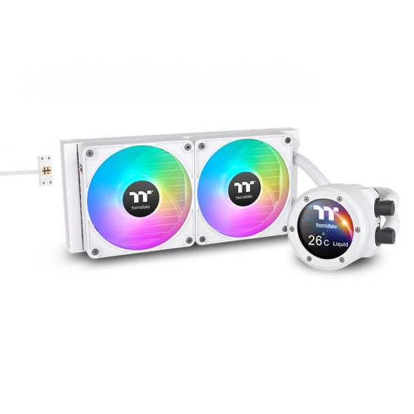 WATER COOLER THERMALTAKE TH240 V2 ULTRA EX ARGB SYNC WATER BLOCK SNOW EDITION