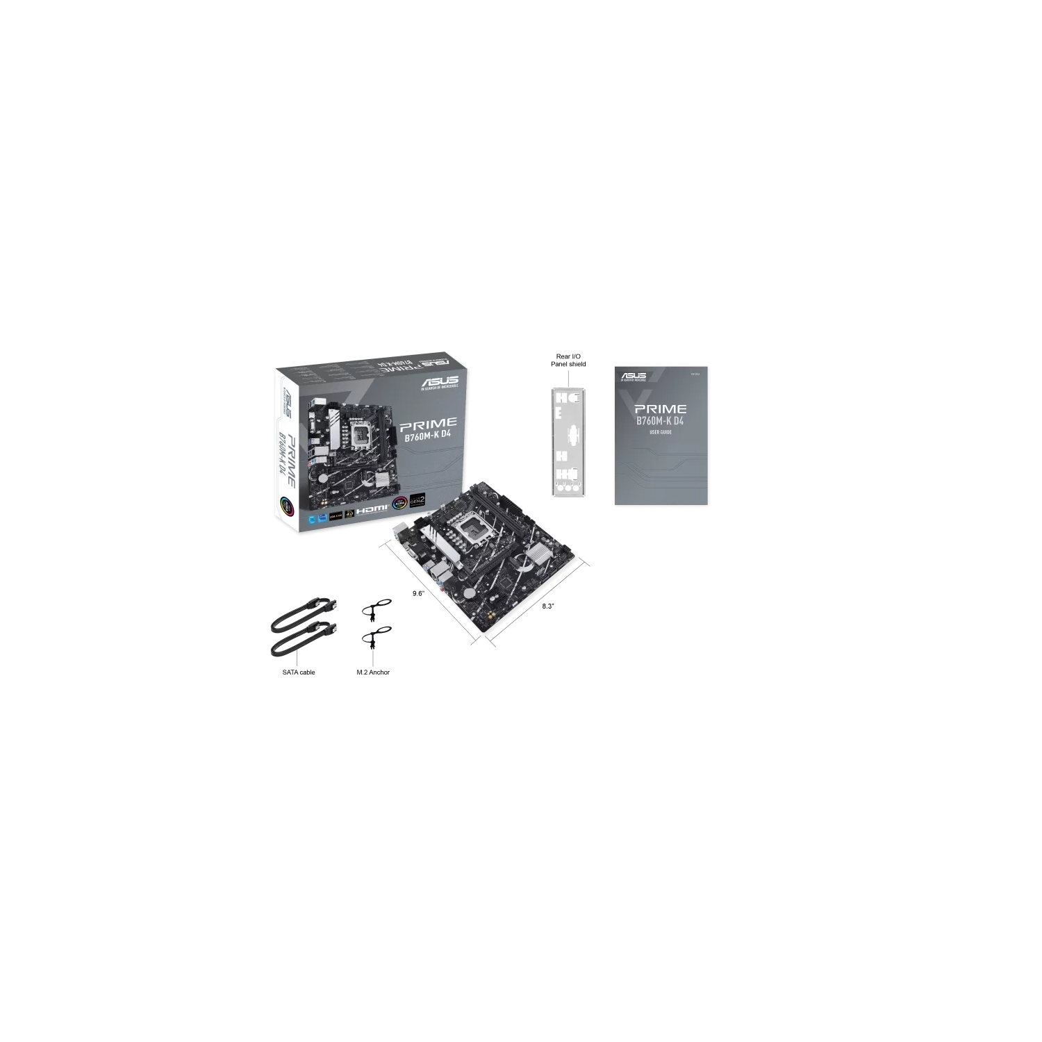MOTHERBOARD ASUS PRIME B760M-K D4 LGA 1700 DDR4