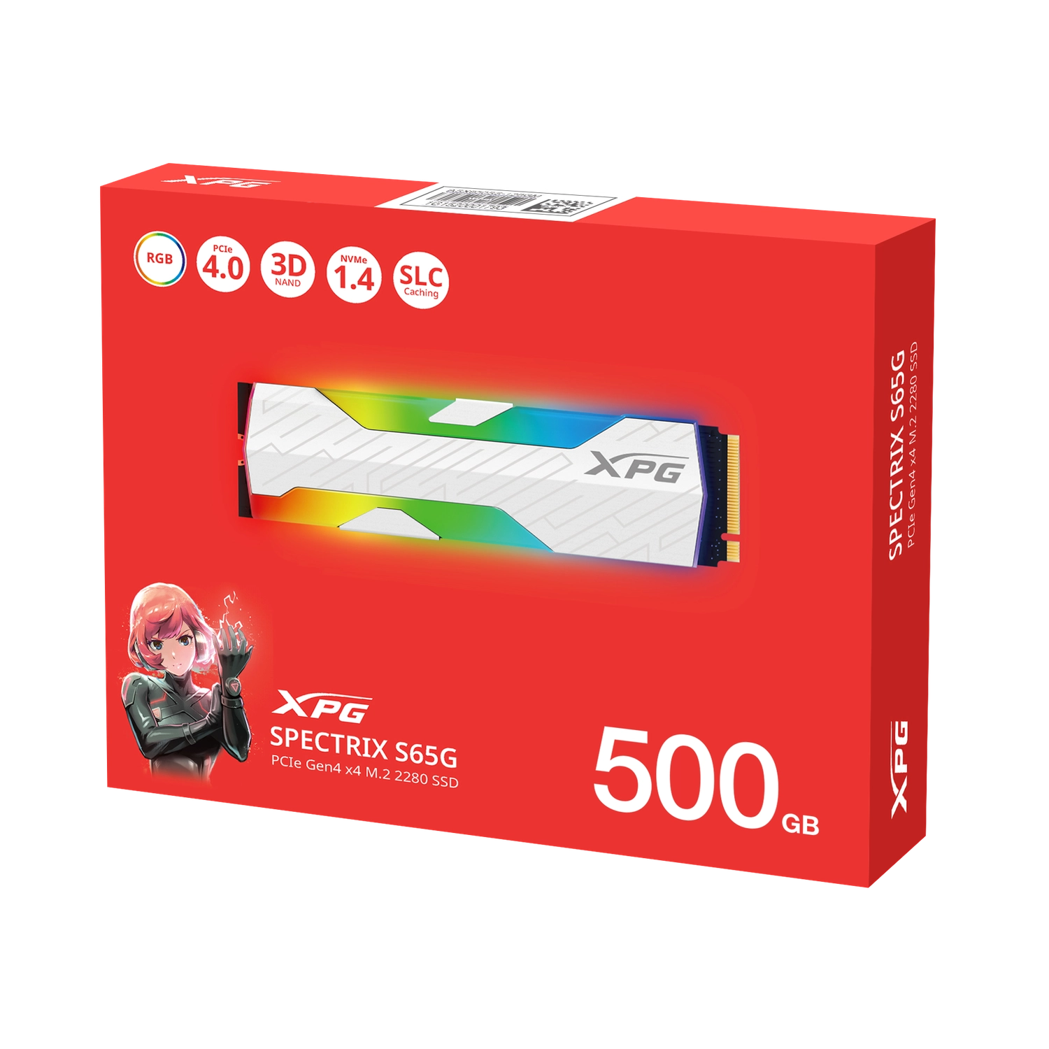 Disco Interno SSD ADATA SPECTRIX S65G 500GB M.2 2280