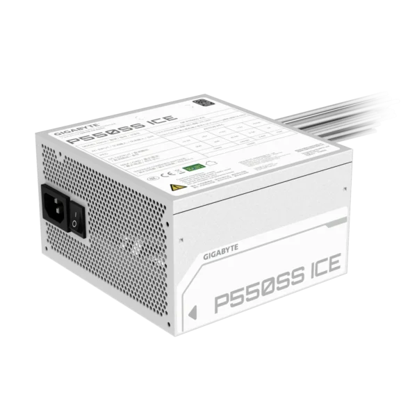 Fuente GIGABYTE P550S 550W 80 PLUS Silver Blanca