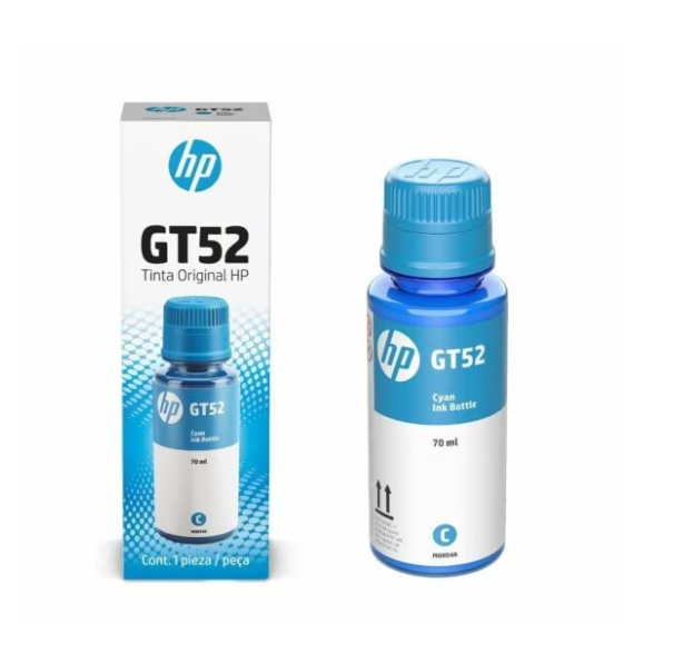 M0H54AL BOTELLA DE TINTA HP GT52 70ML CYAN (M0H54AL) (2524)