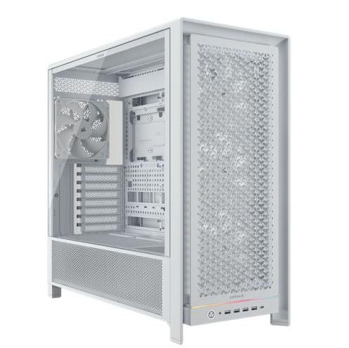 GABINETE CORSAIR 5000D FRAME RS MID-TOWER FAN X4 WHITE (1286)