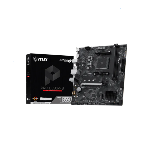 Mother MSI PRO B550M-B DDR4 AM4 (Serie 3000/4000/5000) (8927)