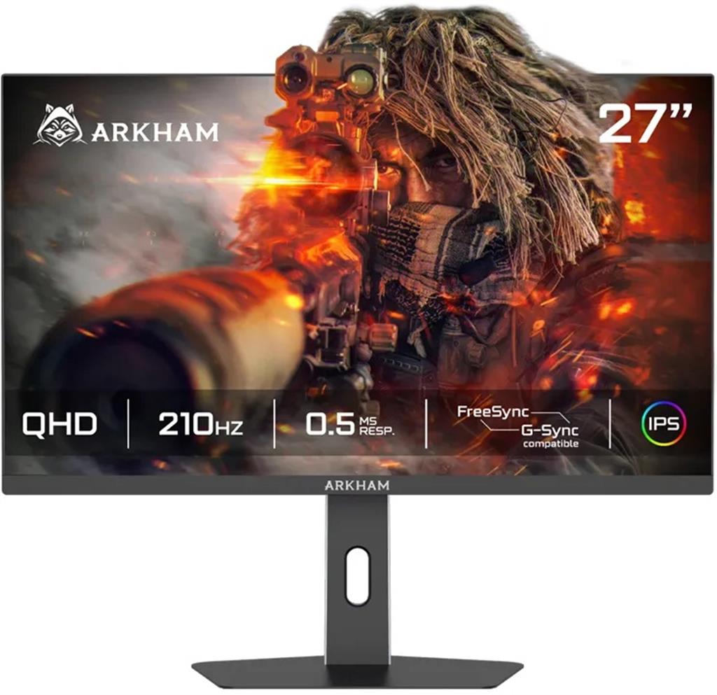 MONITOR 27 ARKHAM 210HZ FAST IPS QHD 0.5MS HDMI/DP