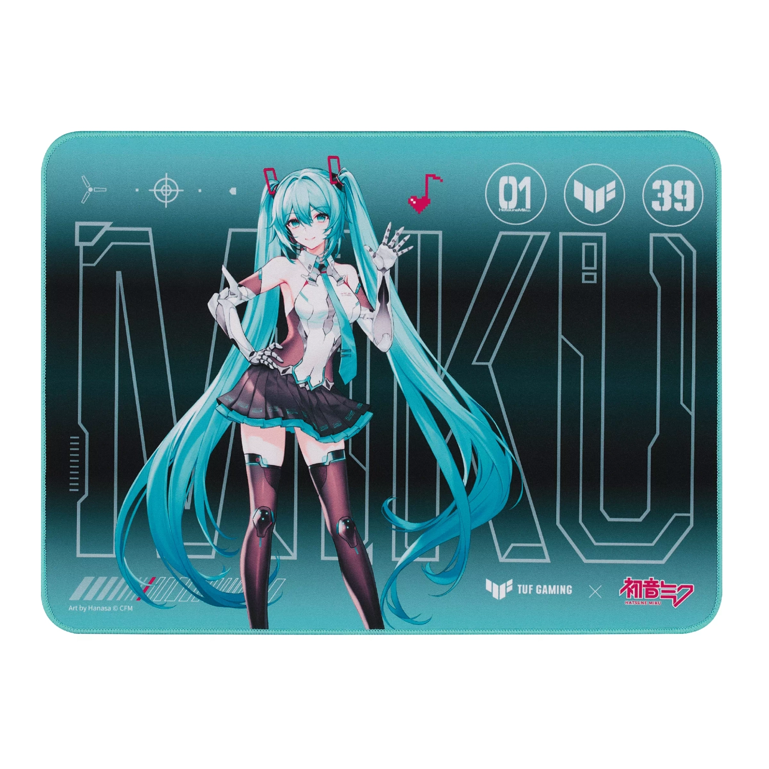 MOUSEPAD ASUS NC19 TUF GAMING P1 HATSUNE MIKU EDITION
